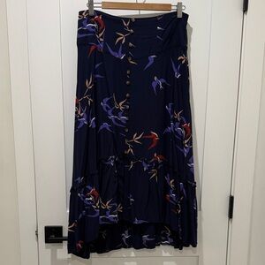 Anthropologie Floral Skirt